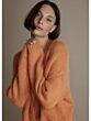Summum Woman Cardigan Brushed Alpaca Pumpkin