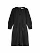 Summum Woman Punto Milano Dress with Pockets Black