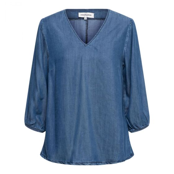 Woman And Co  Jennifer Top Indigo 