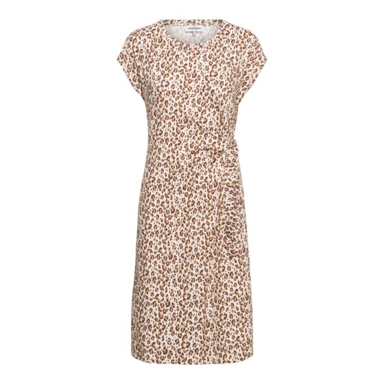 Woman &Co Lizzy Animal Jurk Ecru 