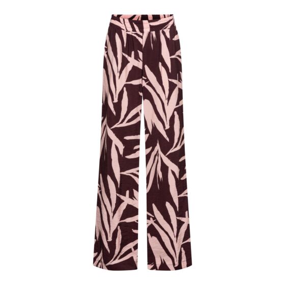 Woman &Co Nadine Leaf Broek Augbergine