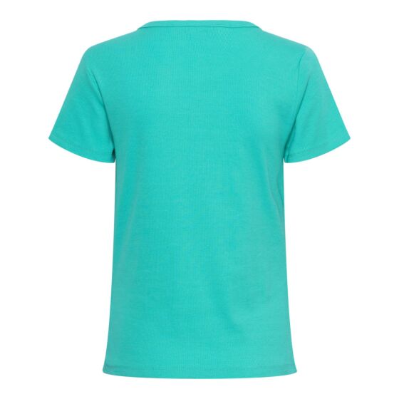 Woman &Co Savi Embro T-shirt Aqua Green