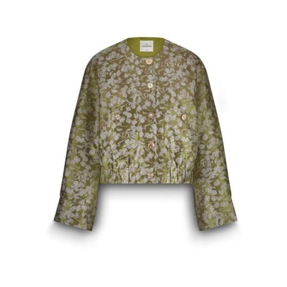 Summum Jacket Bomber Leaves Jaquard