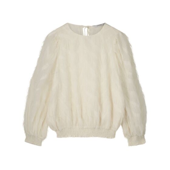 Summum Woman Top Fluffy Ivory