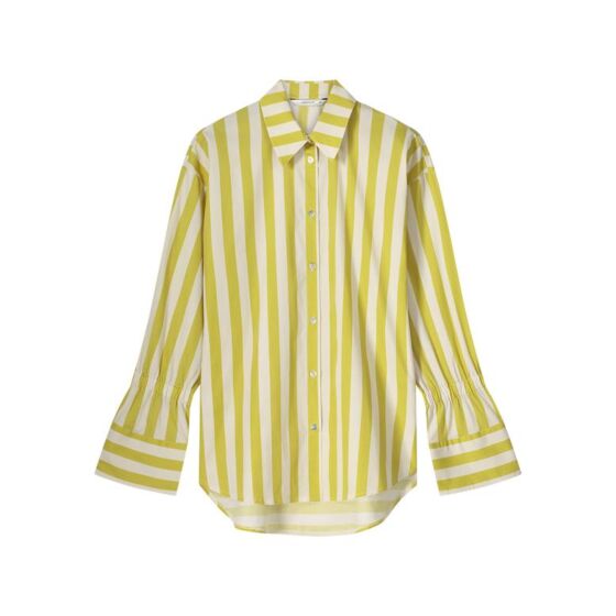 Summum Woman Blouse Printed Stripe Mimosa Yellow