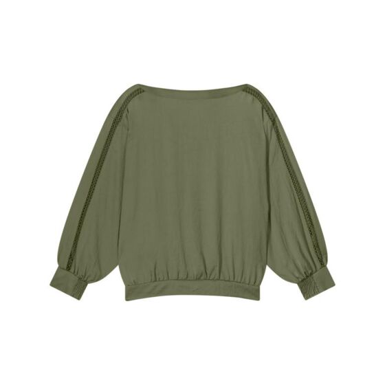Summum Woman Top Batsleeves Silky Touch Green