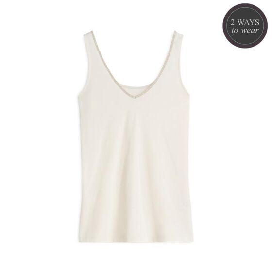 Summum Woman Top Basics Ivory 