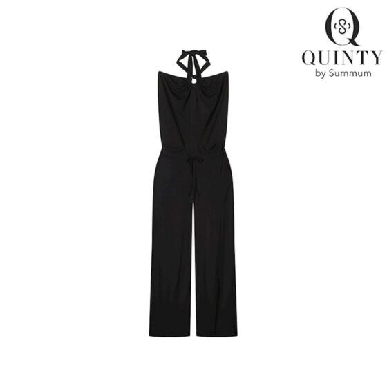 Summum Woman Jumpsuit Crepe Jersey Black