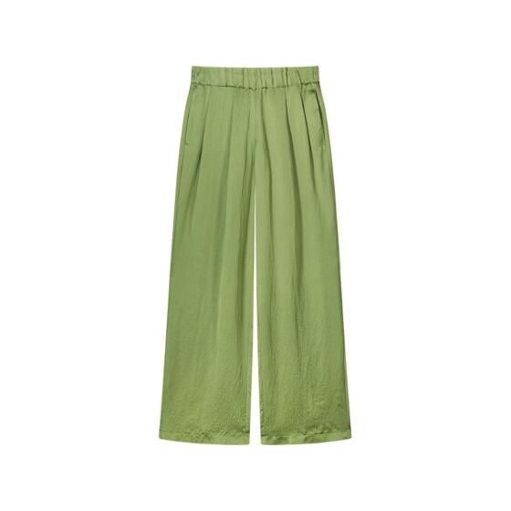 Summum Woman Trousers Heavy Silky Touch Green