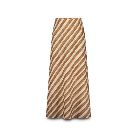 Summum Woman Skirt Stripe Printed Peanut 