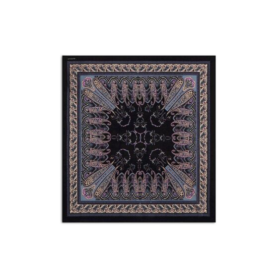 Summum Woman Small Satin Scarf Deep Purple -one size