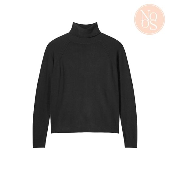 Summum Woman Turtle Neck Basic Knit Black