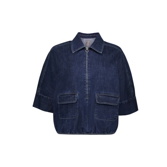 Geisha Overtop Dark Blue Denim Washed 