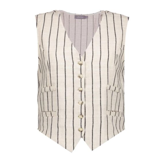 Geisha Striped Gilet 
