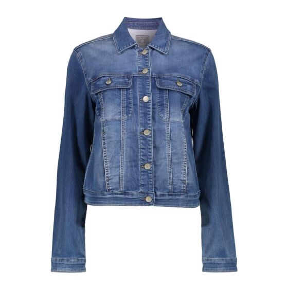 Geisha Jeans Jacket Mid Blue Denim