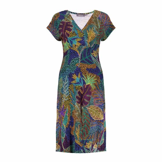 Geisha Tricot Jurk Print 