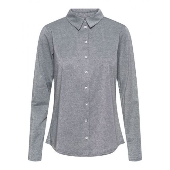 Woman And Co Lotte Melange Blouse Grey