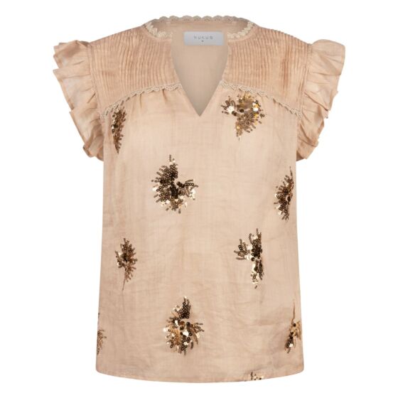 Nukus Lori Top Paillet Sand 