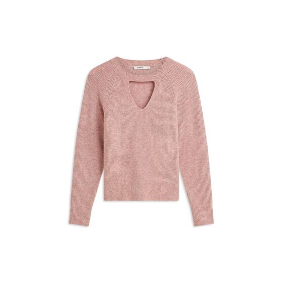 Summum Woman Sweater Wool Blend Knit Faded Pink