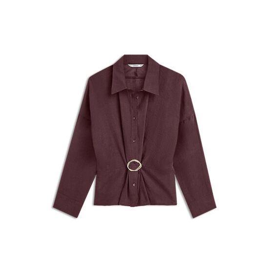 Summum Woman Blouse Lyocell Blend Dark Burgundy