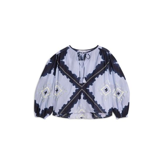 Summum Woman Blouse Cotton Voile Tie&Die