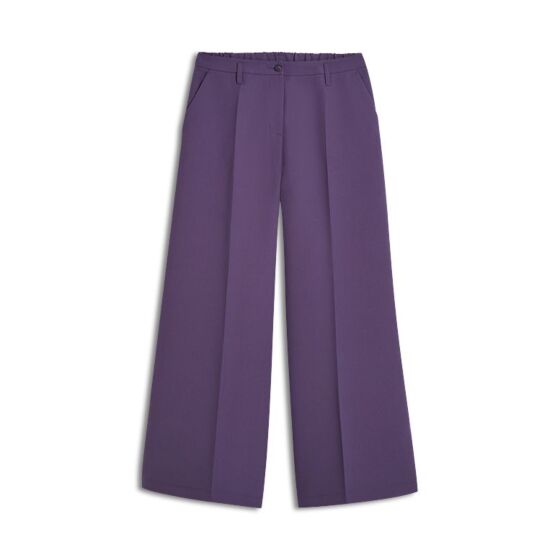Summum Woman Trousers Foam Uni Deep Purple 