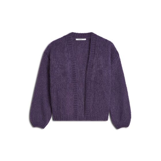 Summum Woman Cardigan Mohair Blend Knit DeepPurple