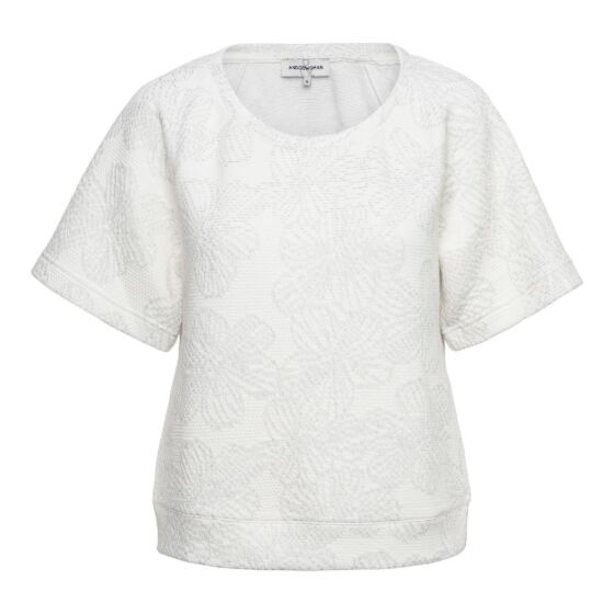Woman And Co Suzy Fower Top Offwhite