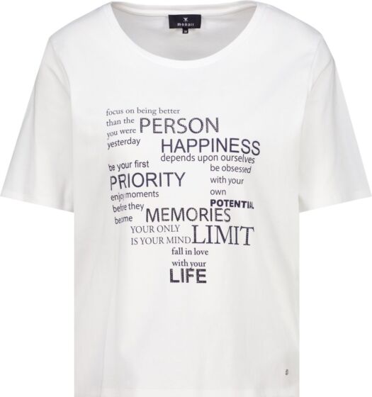 Monari T-shirt Strass 