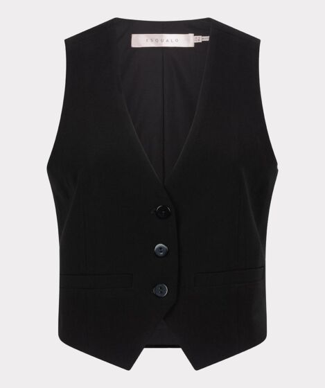 Esqualo Gilet Short City Black