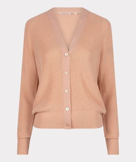 Esqualo Cardigan Lurex Peach 