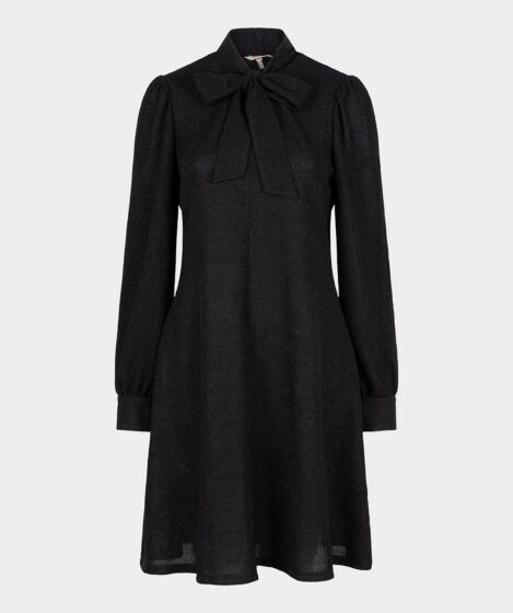 Esqualo Dress Fancy Lurex Black