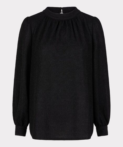 Esqualo Blouse Fancy Lurex Black