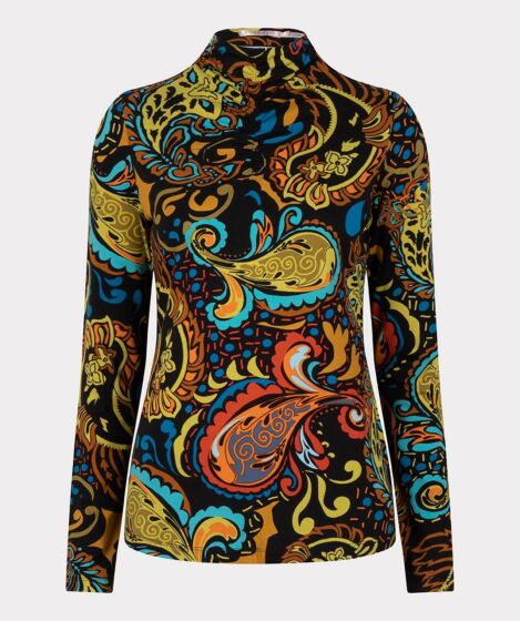 Esqualo Top Smock Untamed Part Print 