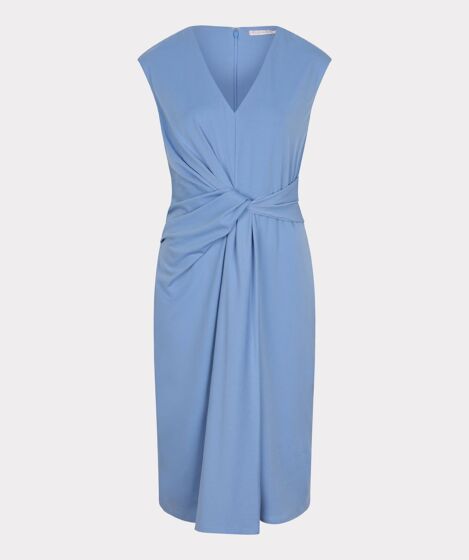 Esqualo Dress Waist Detail Blue 