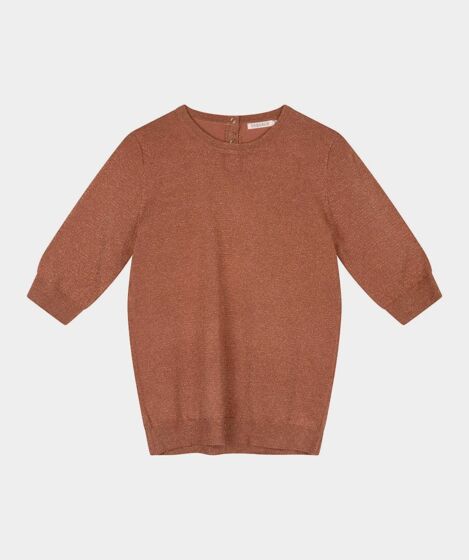 Esqualo Lurex Sweater Copper Brown