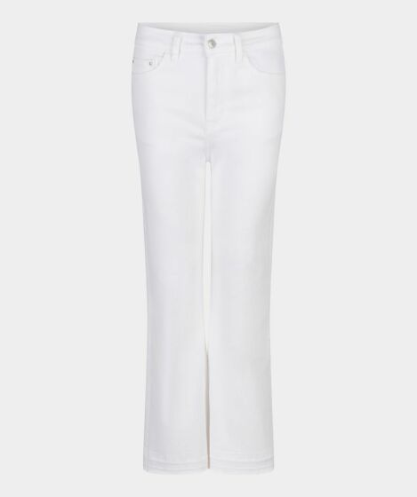 Esqualo Trousers Kick Flair Stretch Offwhite 