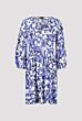 Monari Jurk Paisley Patroon Deep Sea 