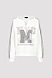 Monari Sweatshirt Neopreen Offwhite 