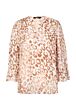 Marc Aurel Blouse van Batist met Luipaardprint