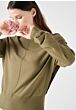 Sandwich Pullover Long Sleeves Military