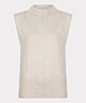Esqualo Sweater Col Shoulders Pads Light Sand