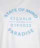 Esqualo T-Shirt ''State of Mind'' Offwhite/Blue 