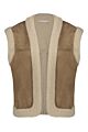Studio Anneloes Donna Teddy Waistcoat Bronze