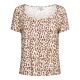 Woman &Co Varia Animal Top Ecru 