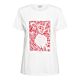 Woman &Co Soll T-shirt White/Soft Pink