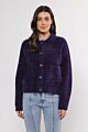 Rino & Pelle Bubbly Boxy Jacket Eggplant 