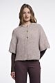 Rino & Pelle Elco Knitted Cape Mocha Latte 
