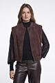 Rino & Pelle Elona Short Waistcoat Coffee Roast  