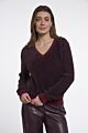 Rino & Pelle Keath V-Neck Pullover FUdge Sangria  
